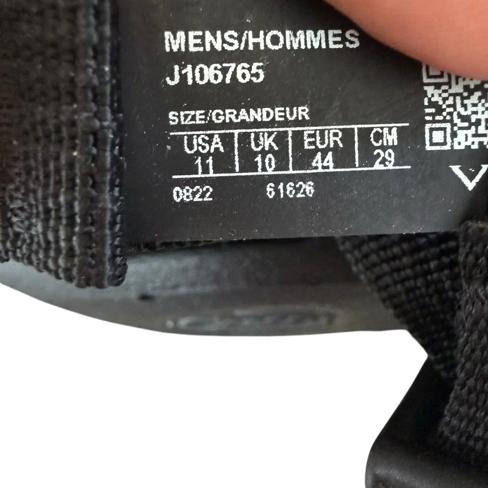 Chaco Men's Sandal Black Fabric 11  Strap Hiking Water Outdoor Trail Shoes